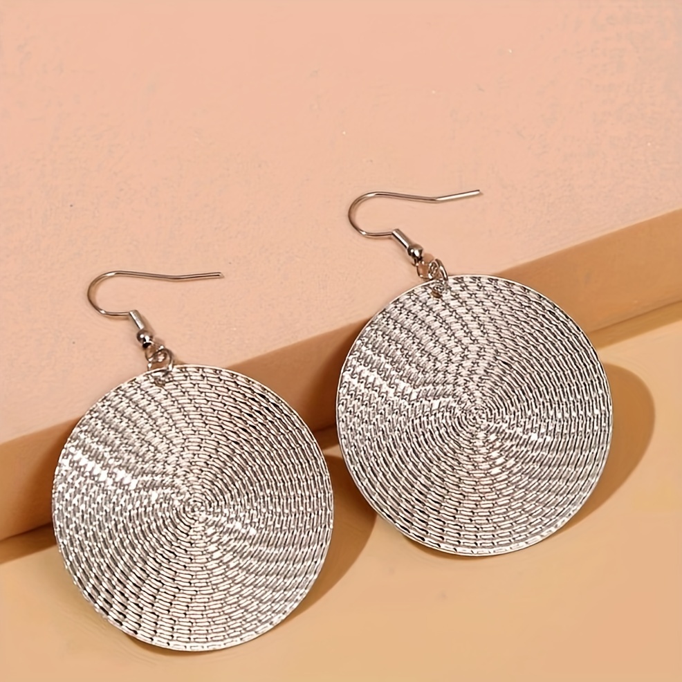 Irregular Plate Dangle Earrings for Daily Outfits & Parties